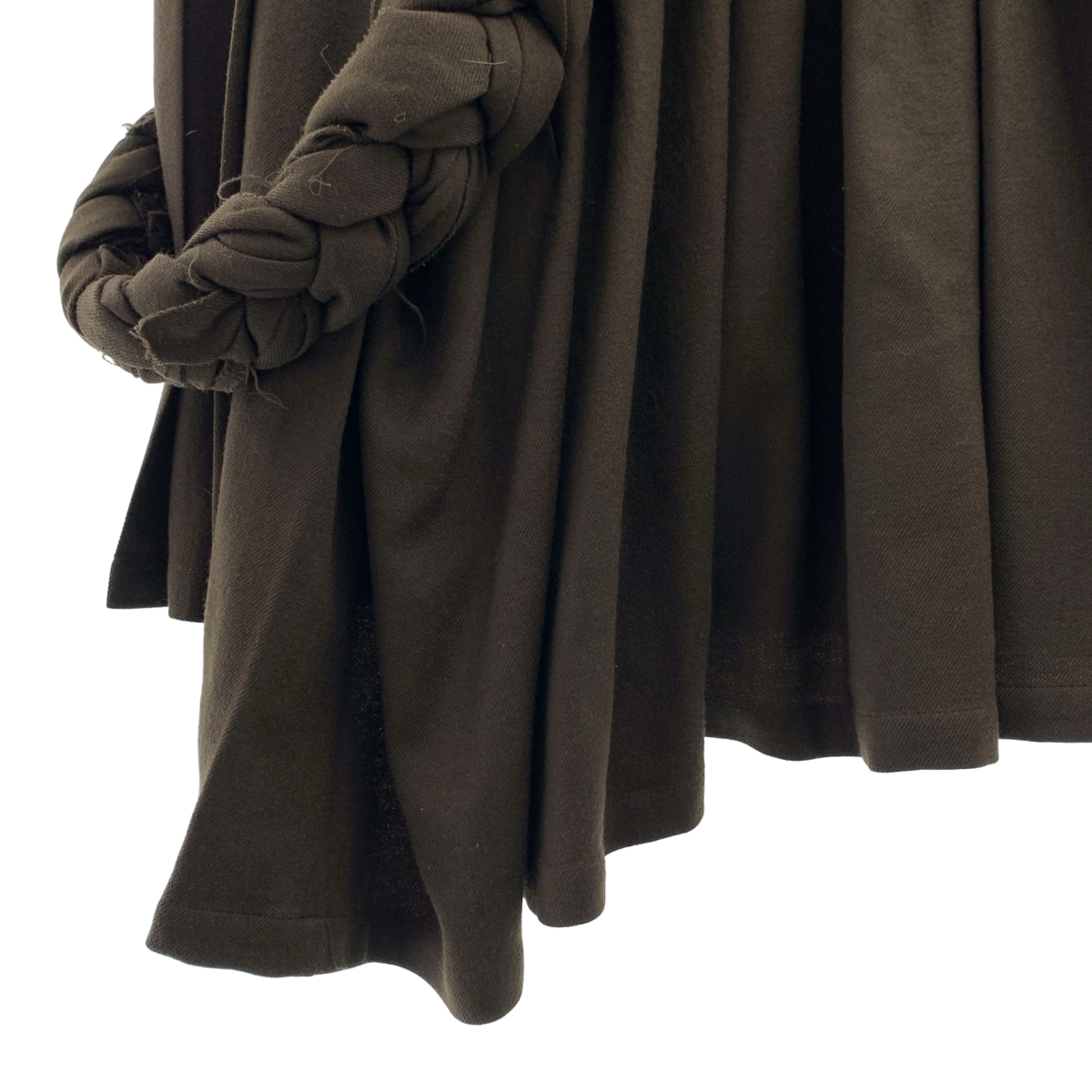 tricot COMME des GARCONS / トリココムデギャルソン ウール プリーツ ロープデザイン スカート