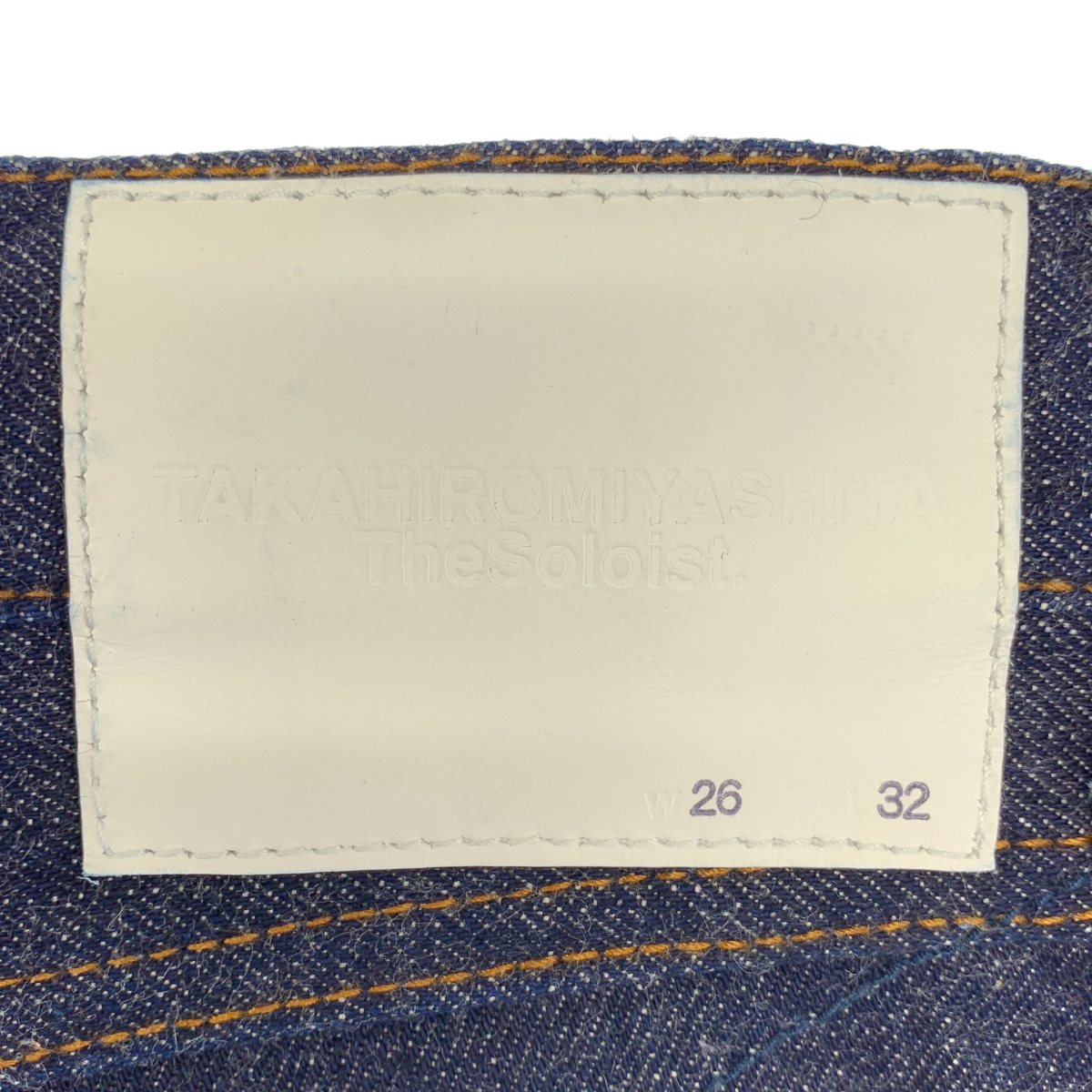 TAKAHIROMIYASHITA The Soloist / タカヒロミヤシタザソロイスト lone star classic tight straight jean スター刺しゅう セルビッチ ストレート デニムパンツ