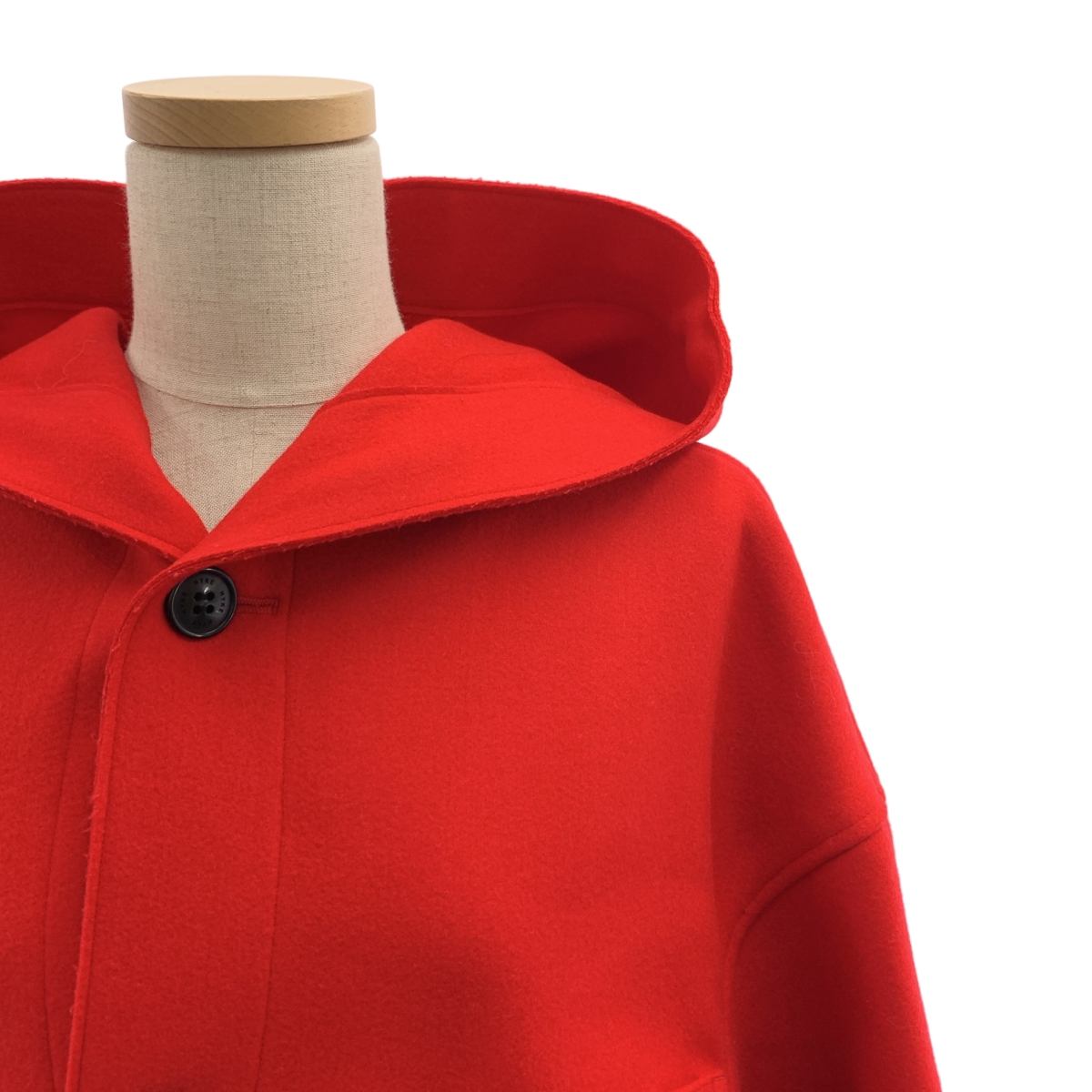 HYKE / ハイク MELTON HOODED WORK COAT メルトン フーデット コート