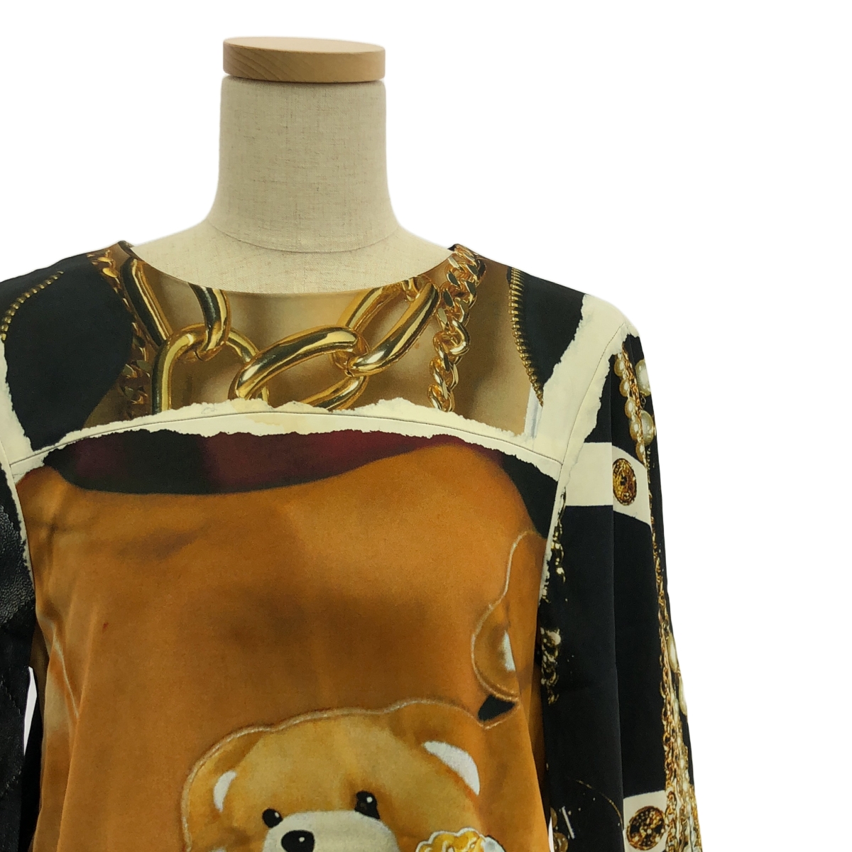 MOSCHINO / モスキーノ 転写プリント クマ ワンピース