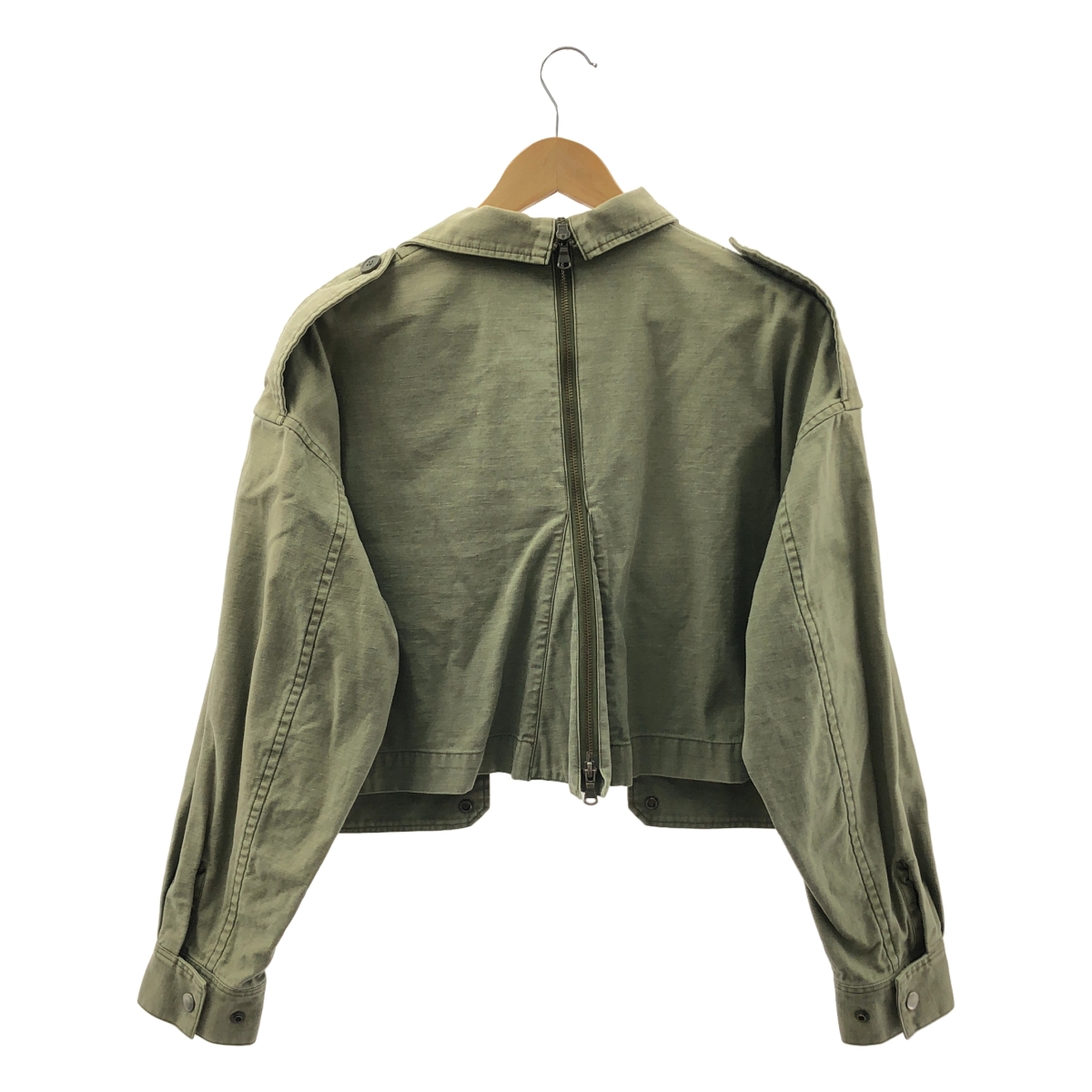 LIMI feu / リミフゥ ヴィンテージ加工 ミリタリー ジャケット ブルゾン