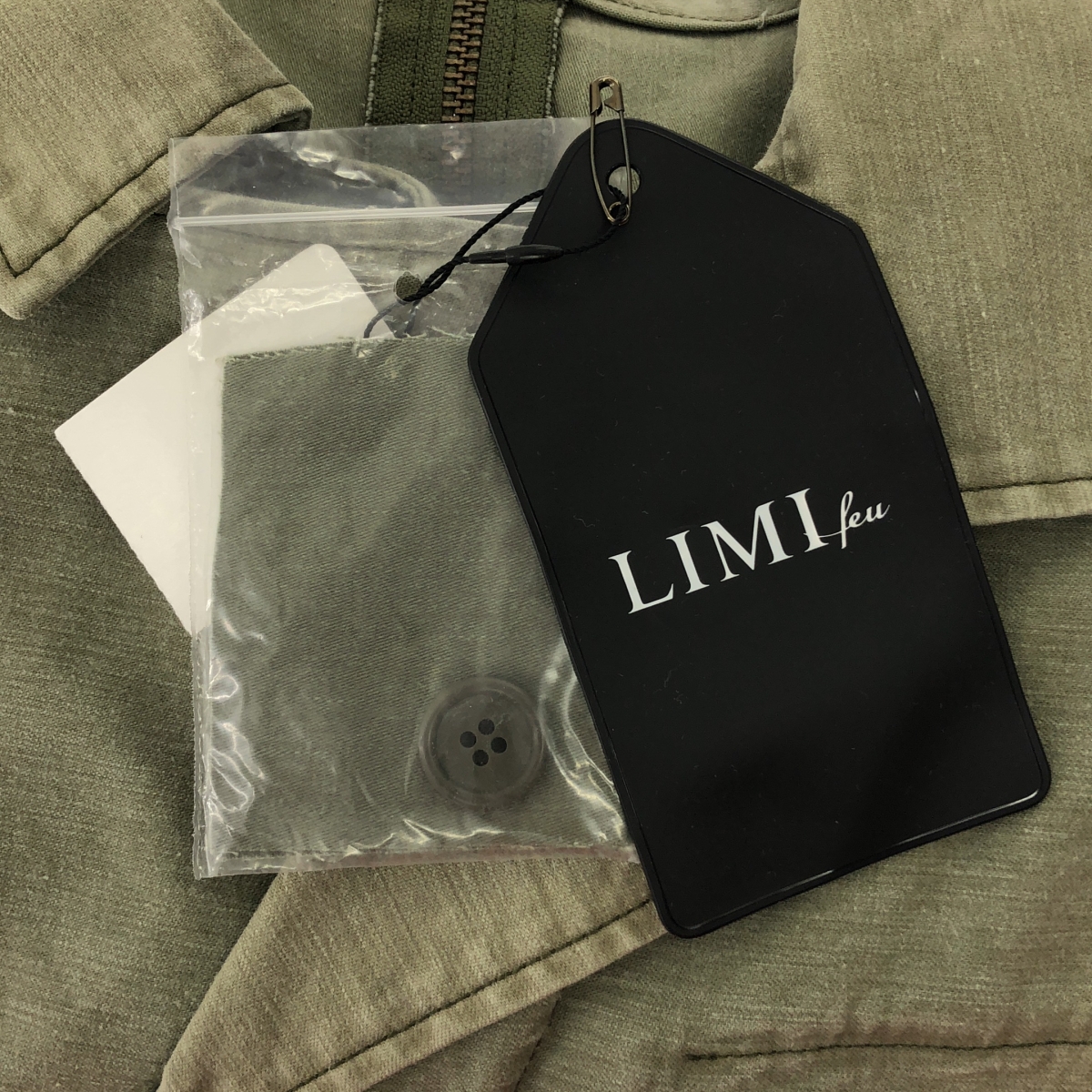 LIMI feu / リミフゥ ヴィンテージ加工 ミリタリー ジャケット ブルゾン