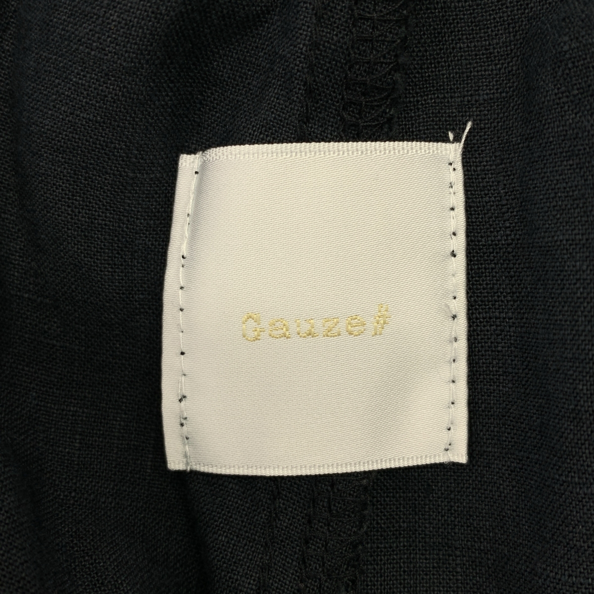 Gauze# / ガーゼ リネン ワイド イージーパンツ