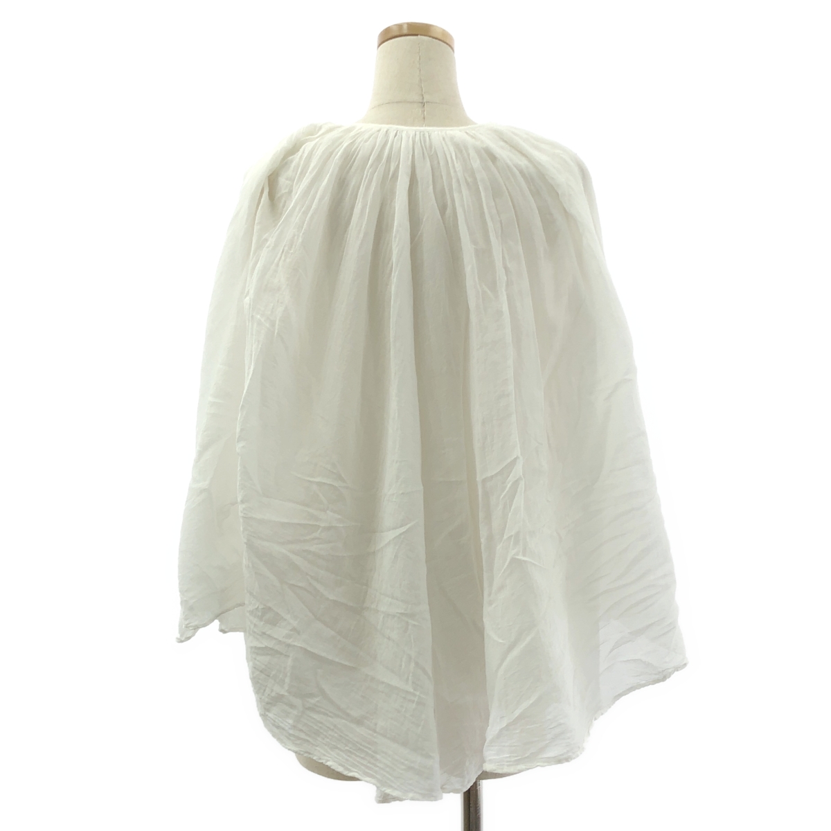 Curensology / カレンソロジー カディライク ケープ ブラウス シャツ