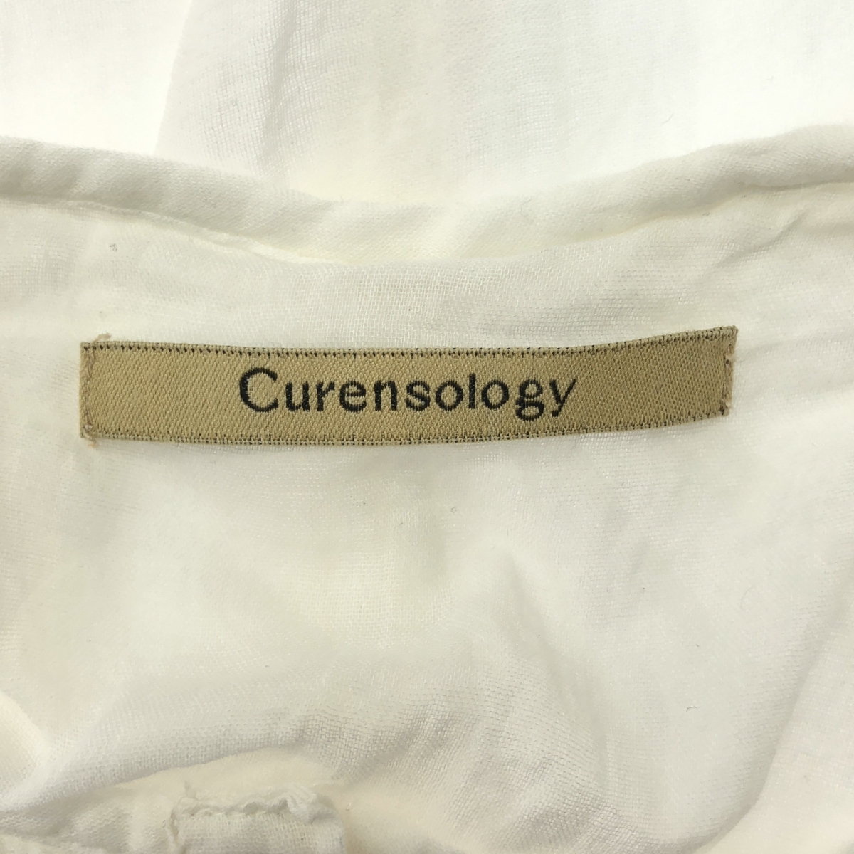 Curensology / カレンソロジー カディライク ケープ ブラウス シャツ