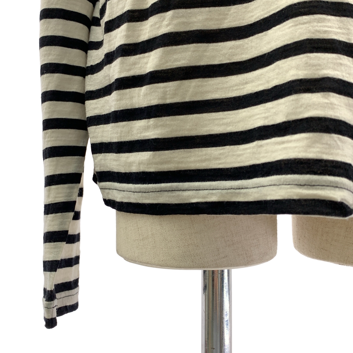 JUNYA WATANABE COMME des GARCONS / ジュンヤワタナベ ボーダー 変形 アシンメトリー  クルーネック カットソー