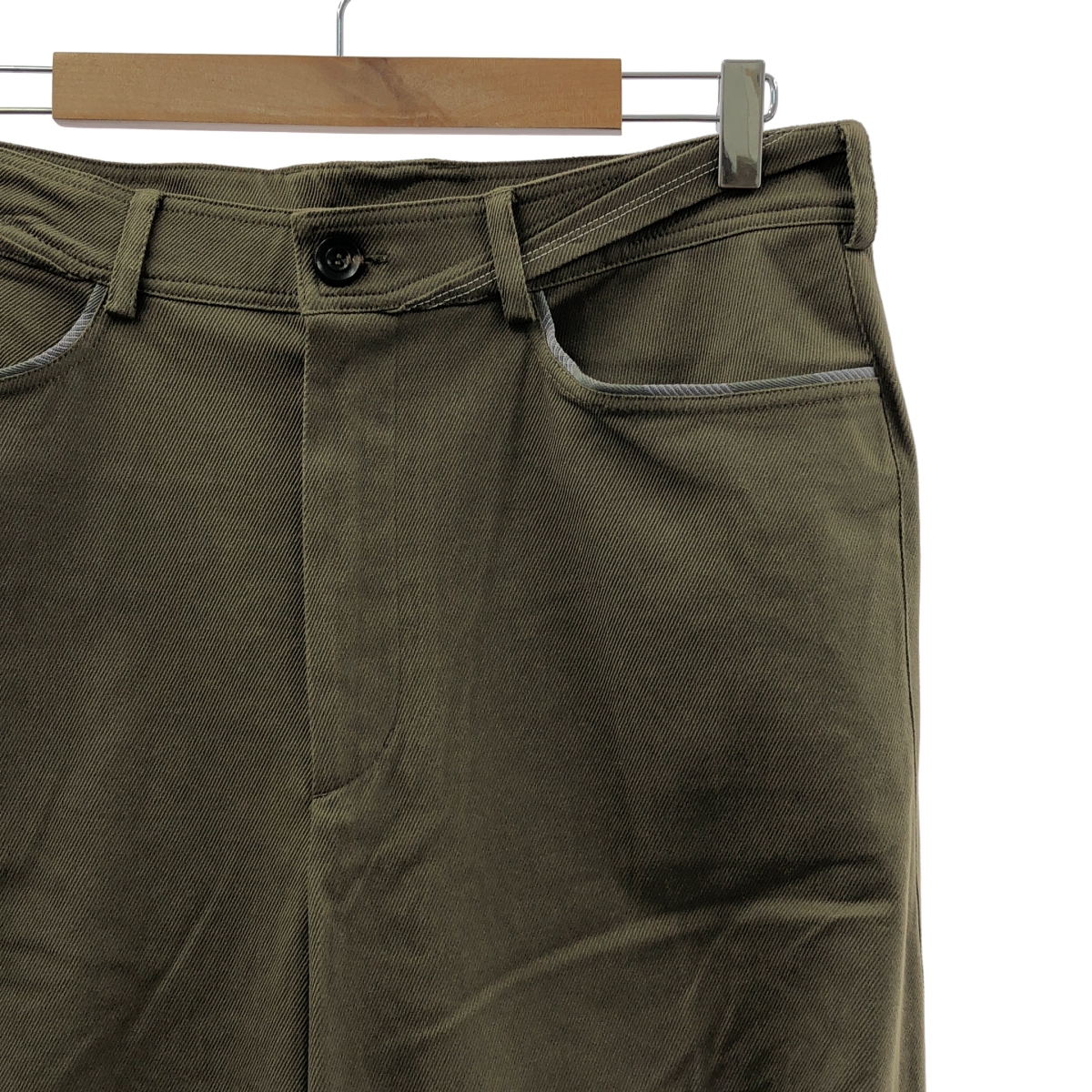 Kiko Kostadinov / キココスタディノフ OHNE K-DART TROUSER ポリエステル ウール 立体裁断 フレア トラウザー パンツ