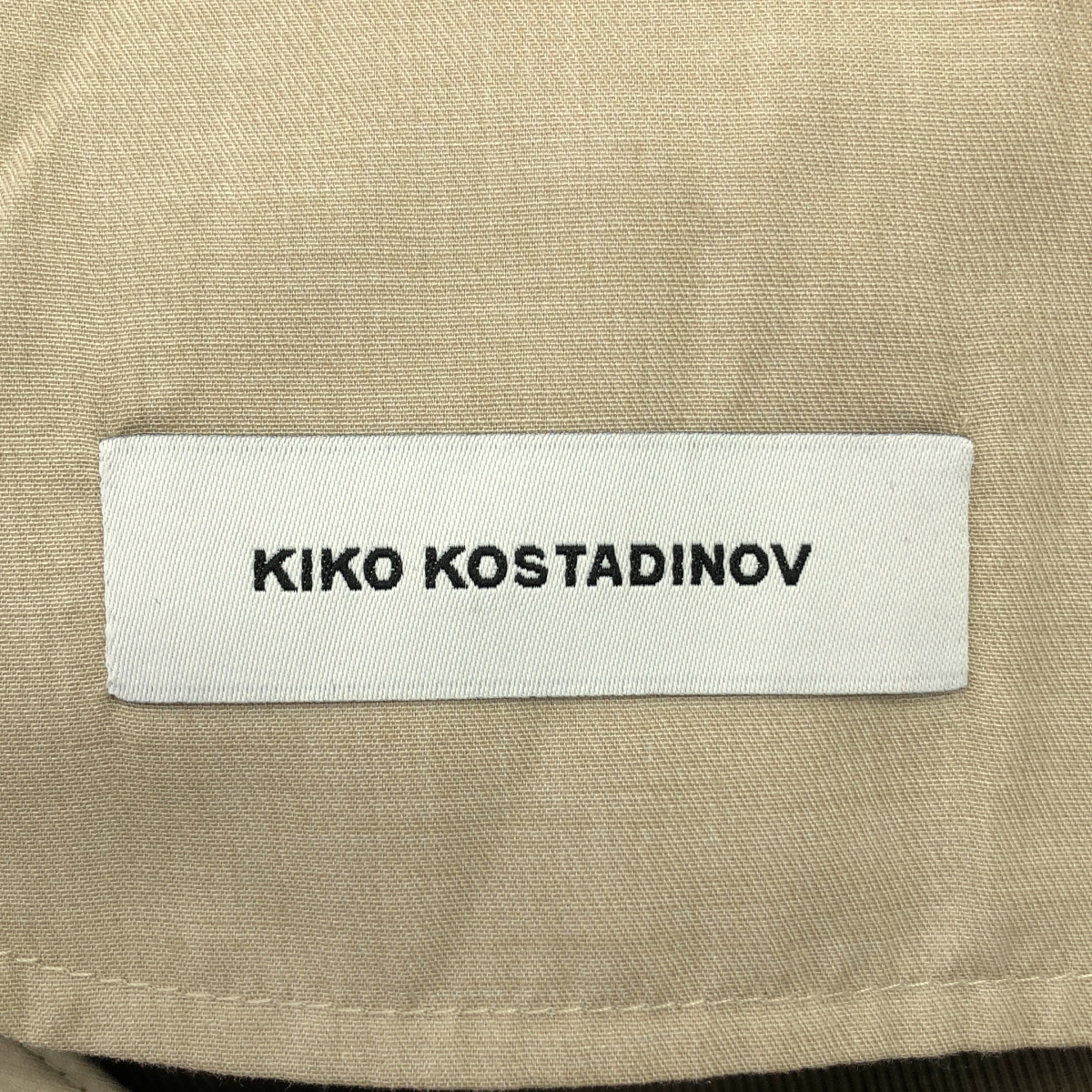 Kiko Kostadinov / キココスタディノフ OHNE K-DART TROUSER ポリエステル ウール 立体裁断 フレア トラウザー パンツ