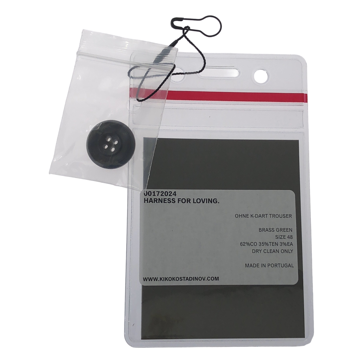 Kiko Kostadinov / キココスタディノフ OHNE K-DART TROUSER ポリエステル ウール 立体裁断 フレア トラウザー パンツ