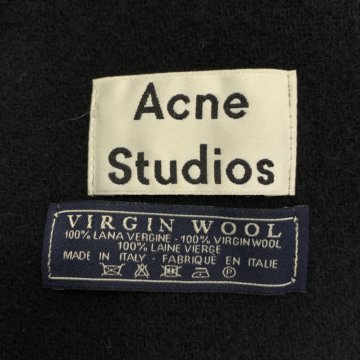 Acne Studios / アクネストゥディオズ VIRGIN WOOL SCARF ヴァージンウール ロゴ マフラー