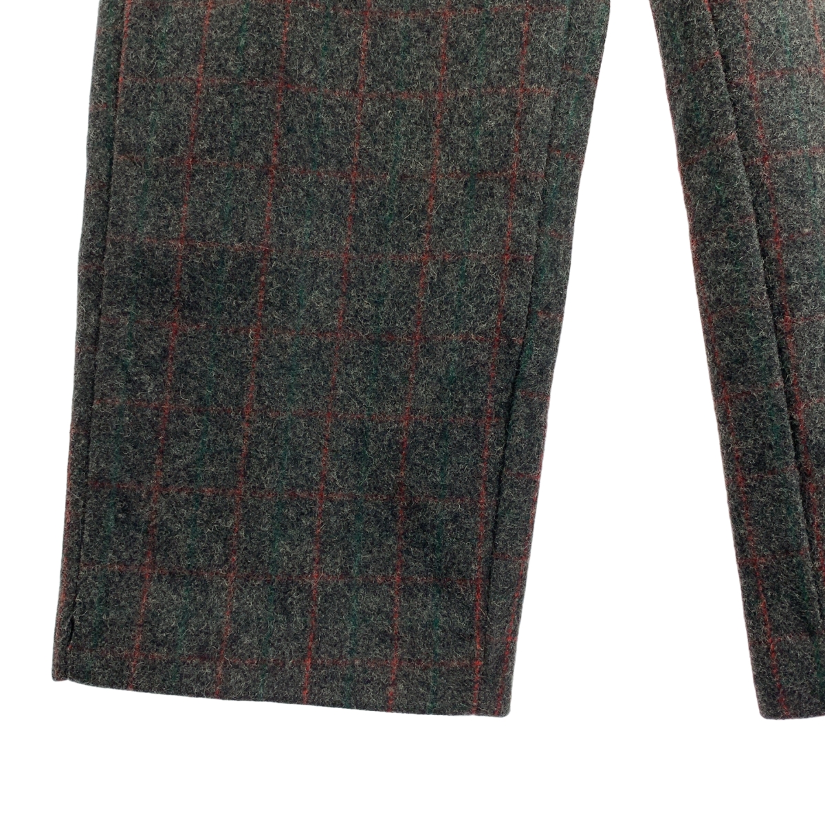 L.L.BEAN / エルエルビーン サスペンダーボタン タッターソールチェック ハンティングウールパンツ