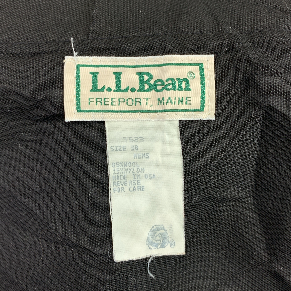 L.L.BEAN / エルエルビーン サスペンダーボタン タッターソールチェック ハンティングウールパンツ