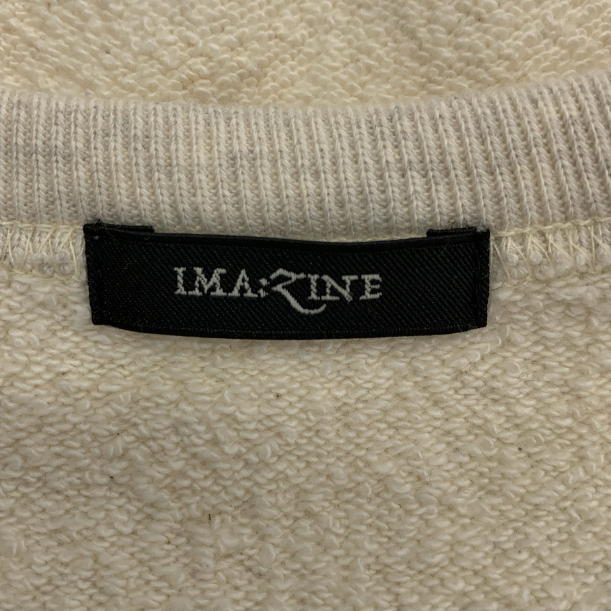 alvana / アルヴァナ × IMA:ZINE コットン クルーネックスウェット