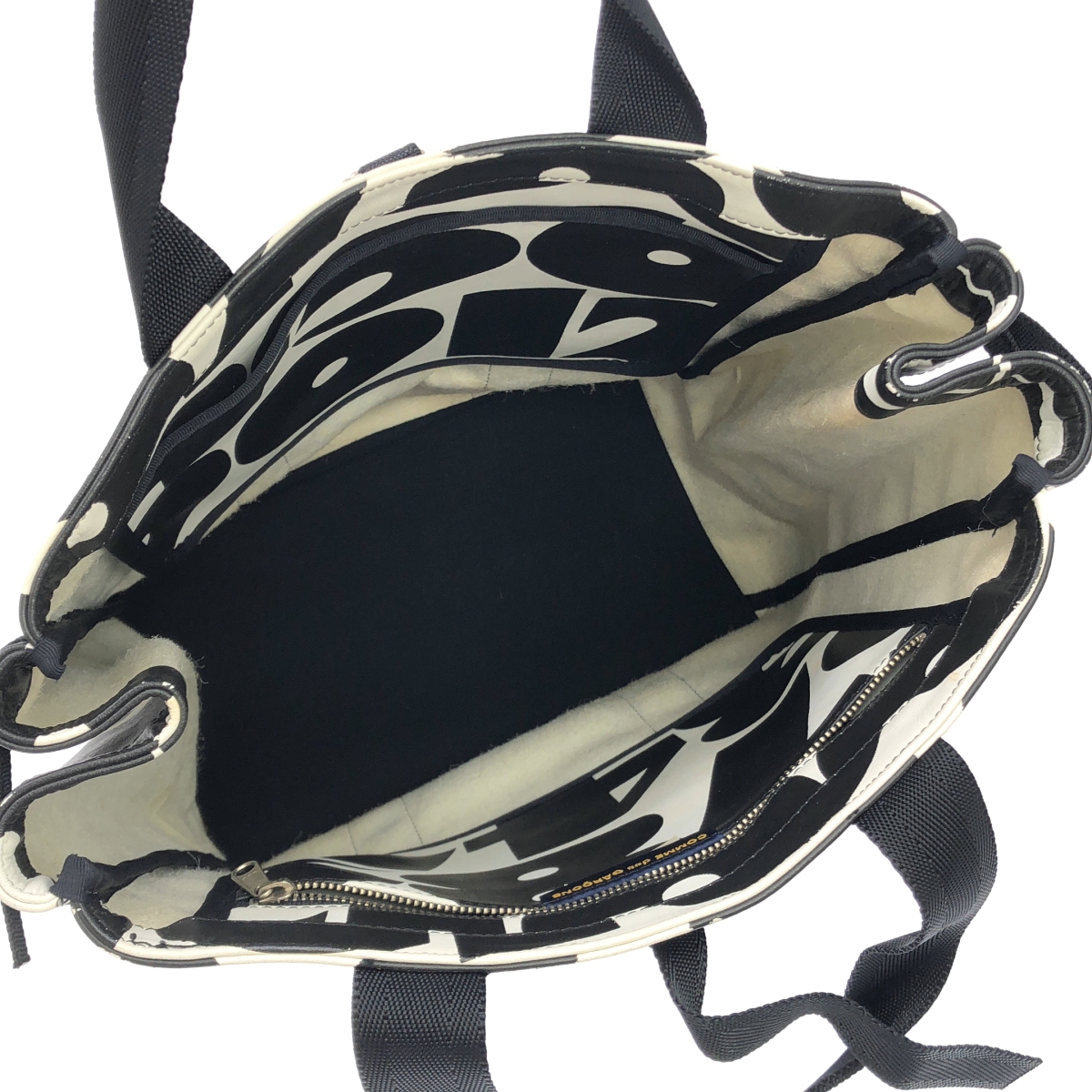 COMME des GARCONS / コムデギャルソン 総柄 ナンバリング ハンド トートバッグ