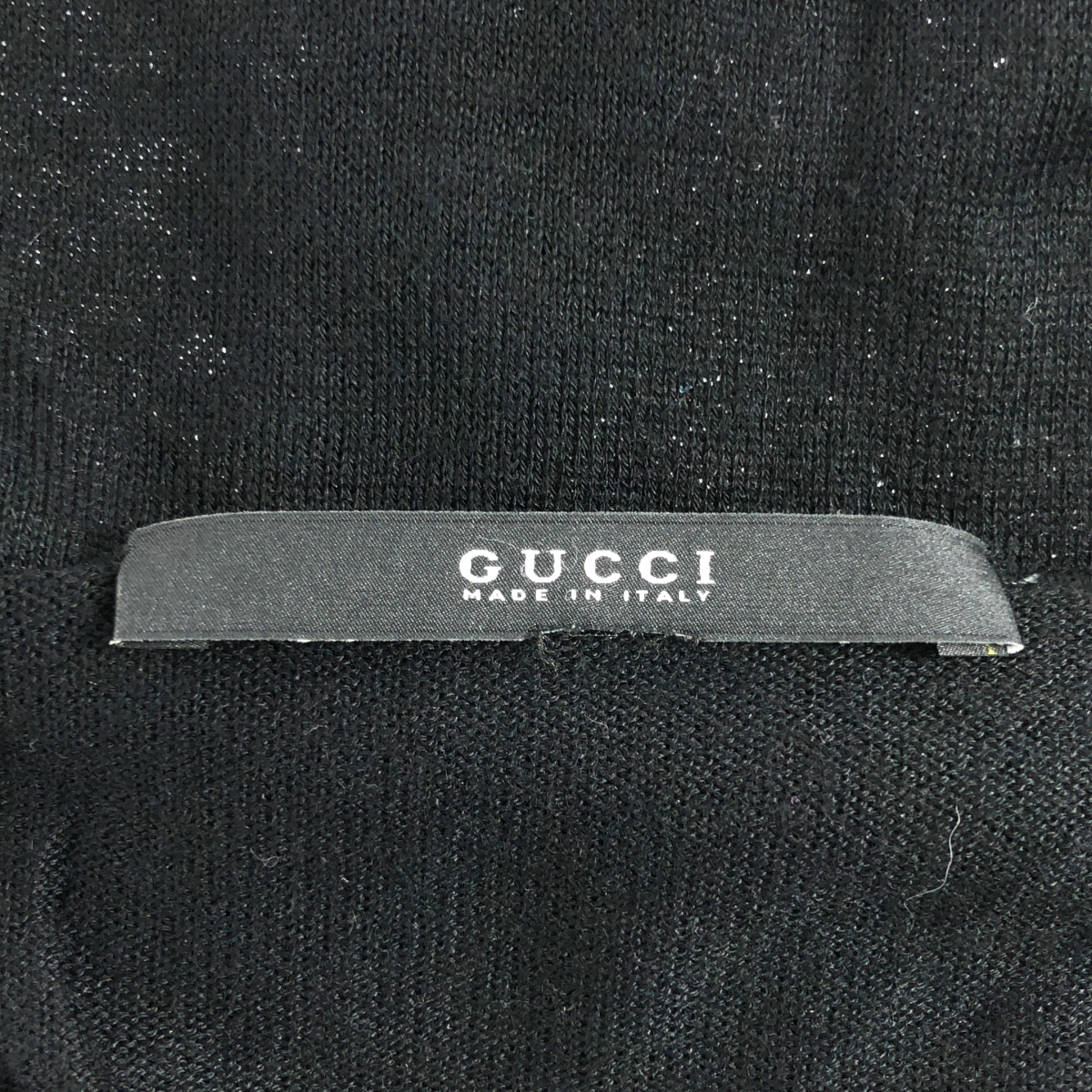 GUCCI / グッチ カシミヤ混 Vネック バックル ニット