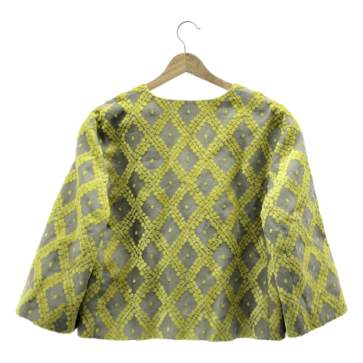 mina perhonen / ミナペルホネン tahti / タハティ ノーカラー ジャケット / 総裏地