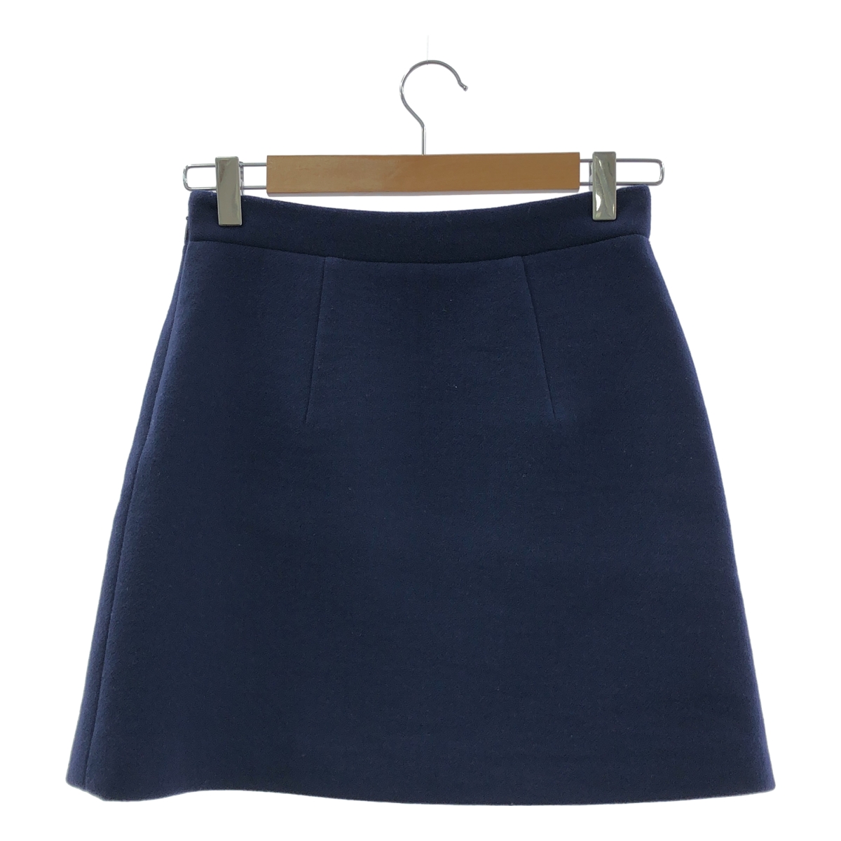 miu miu / ミュウミュウ パールボタン ウール スカート