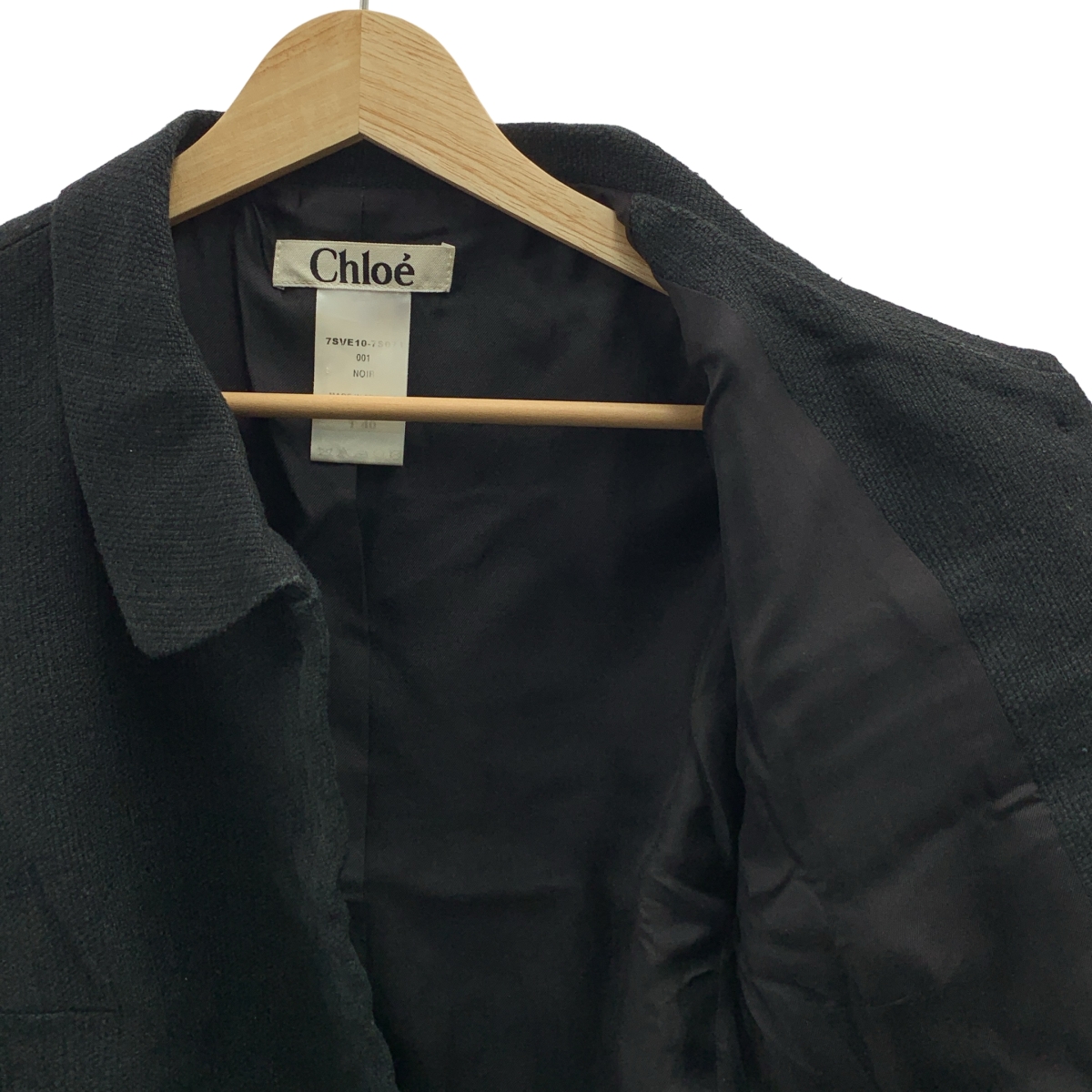 Chloe / クロエ シルク キャンバス ショート ジャケット