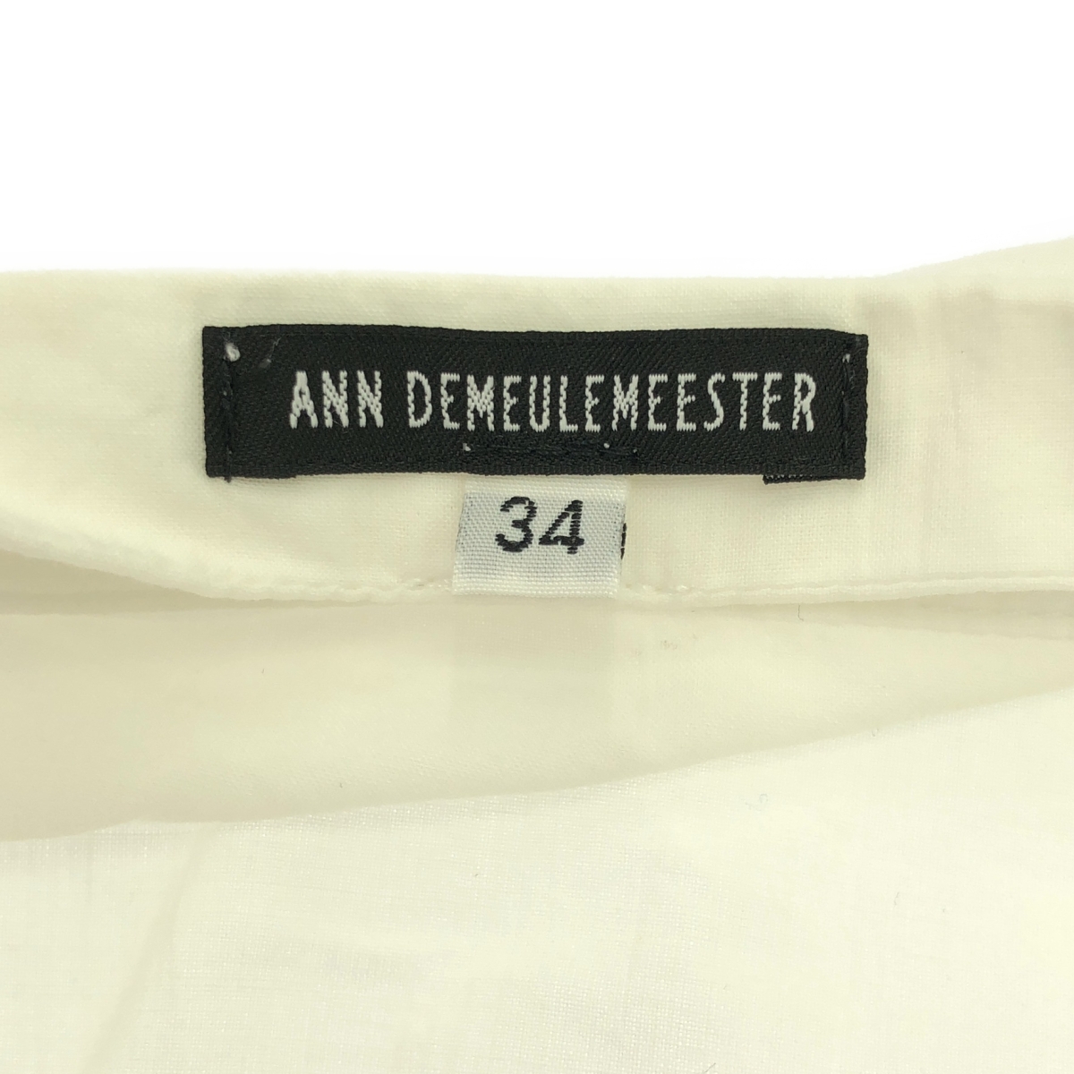 ANN DEMEULEMEESTER / アンドゥムルメステール Over Long Shirt アシンメトリーシャツ