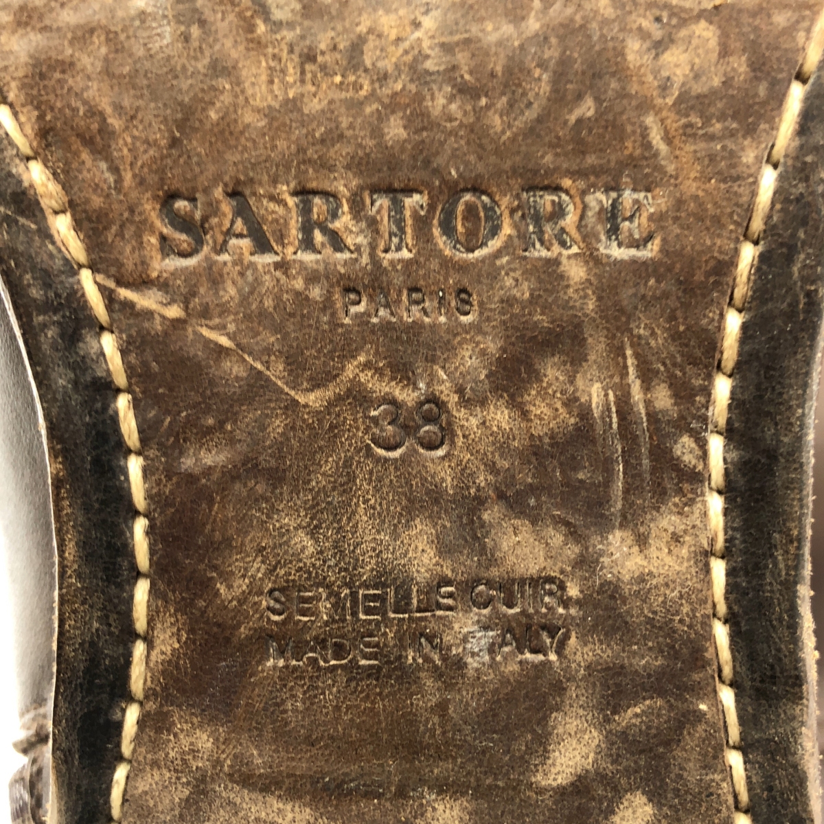 SARTORE / サルトル TACCO レザー ベルト ロングブーツ