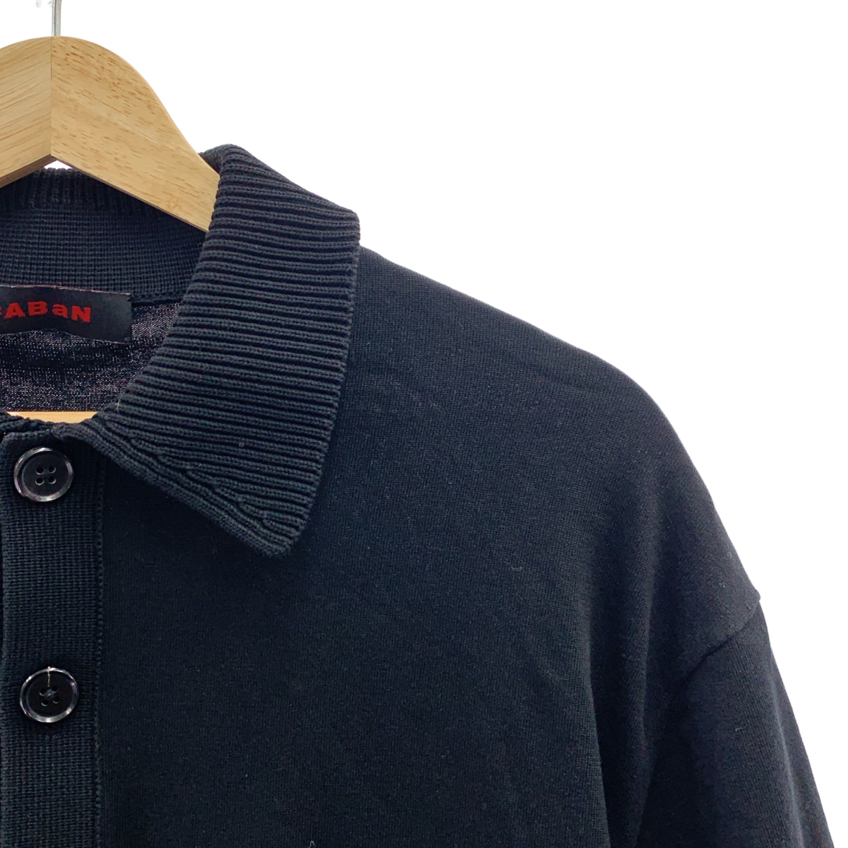 CABaN / キャバン コットン ポロニットプルオーバー Tシャツ
