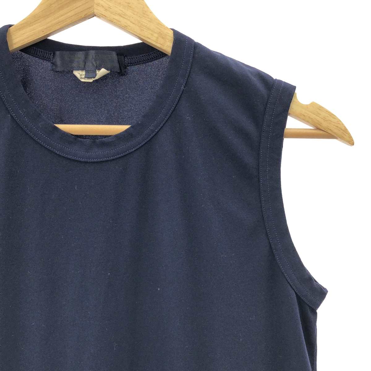 COMME des GARCONS COMME des GARCONS / コムコム ポリエステル 製品加工 フリル ノースリーブ トップス