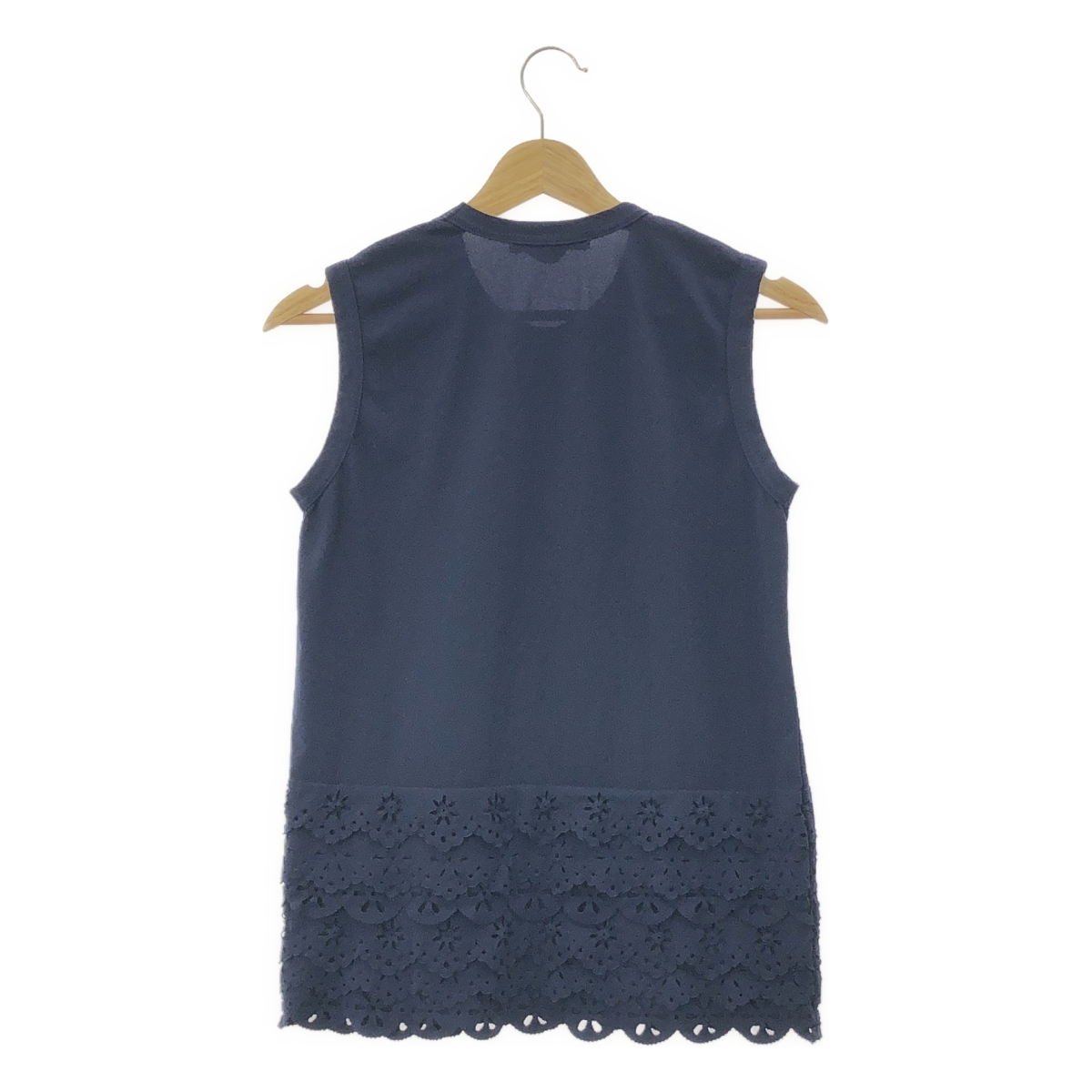 COMME des GARCONS COMME des GARCONS / コムコム ポリエステル 製品加工 フリル ノースリーブ トップス