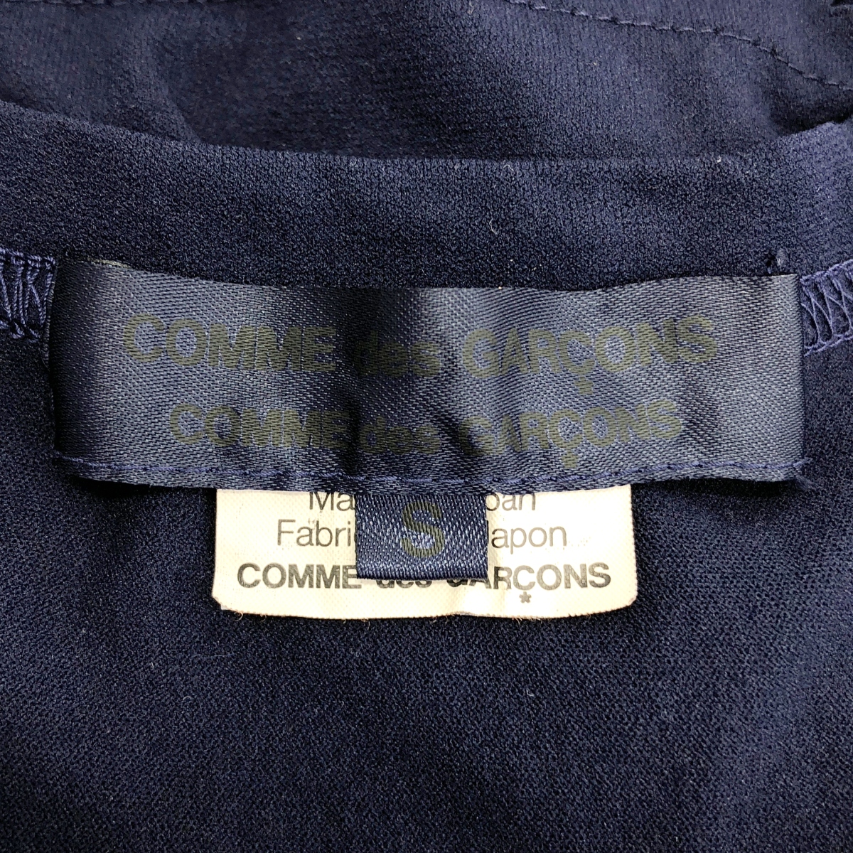 COMME des GARCONS COMME des GARCONS / コムコム ポリエステル 製品加工 フリル ノースリーブ トップス