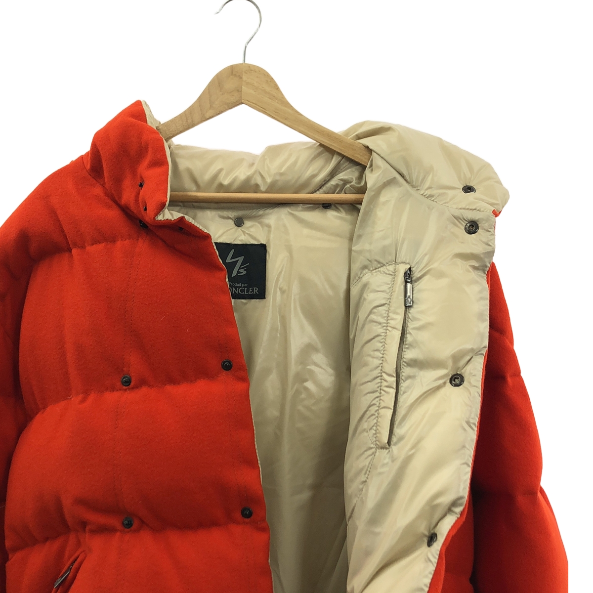 Y's for men / ワイズフォーメンヨウジヤマモト ×MONCLER / モンクレール ウール フーデッド ダウン ジャケット