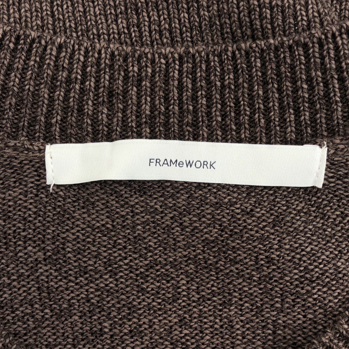 Framework / フレームワーク ウォッシャブルペーパーヤーンニット