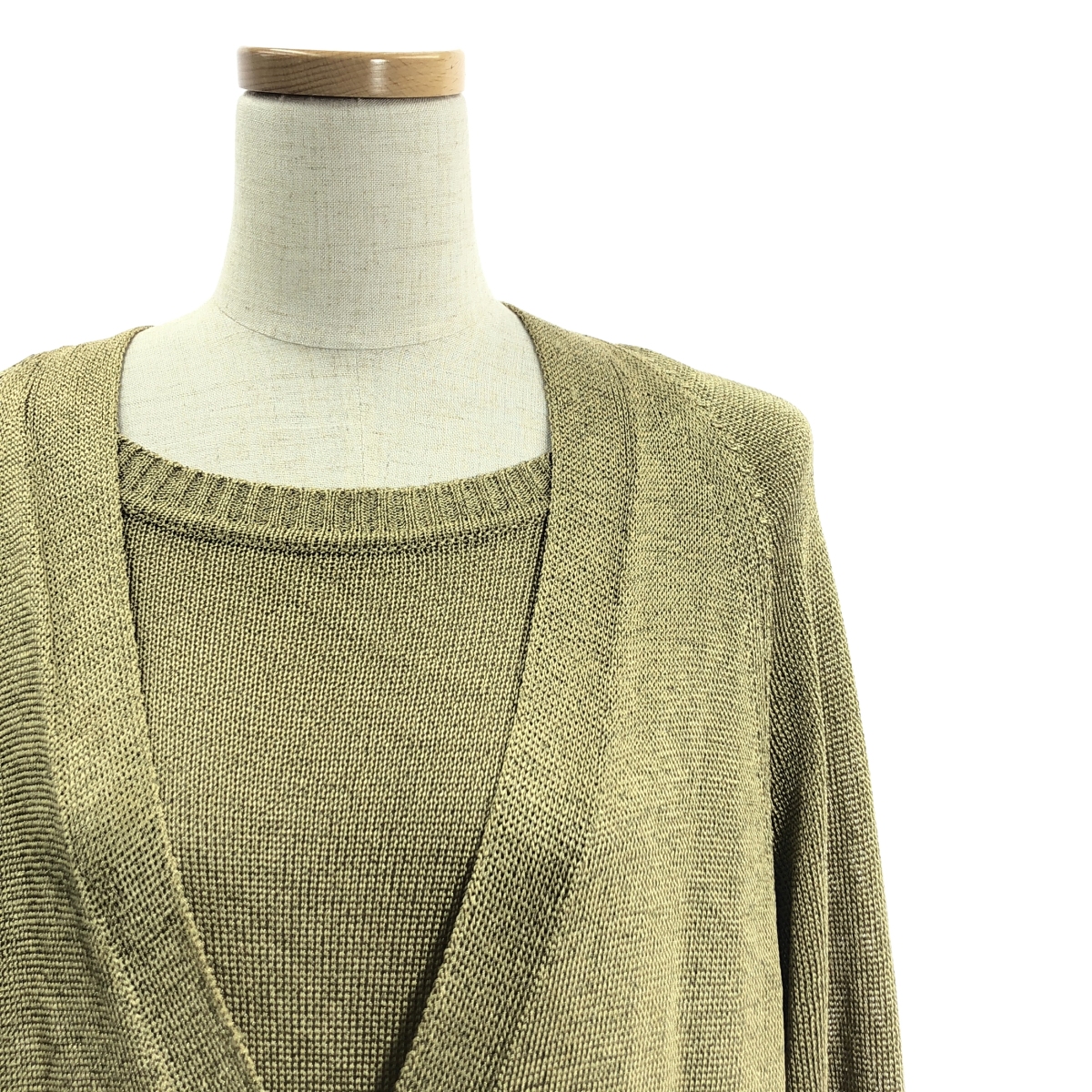 Salvatore Ferragamo / サルヴァトーレフェラガモ アンサンブル ロゴ金ボタン オーバー カーディガン / ニット プルオーバー