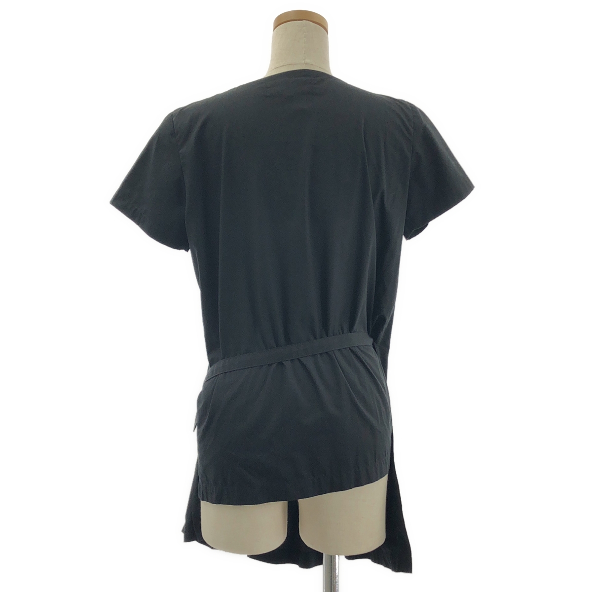 tricot COMME des GARCONS / トリココムデギャルソン コットン プリーツ アシンメトリー ブラウス