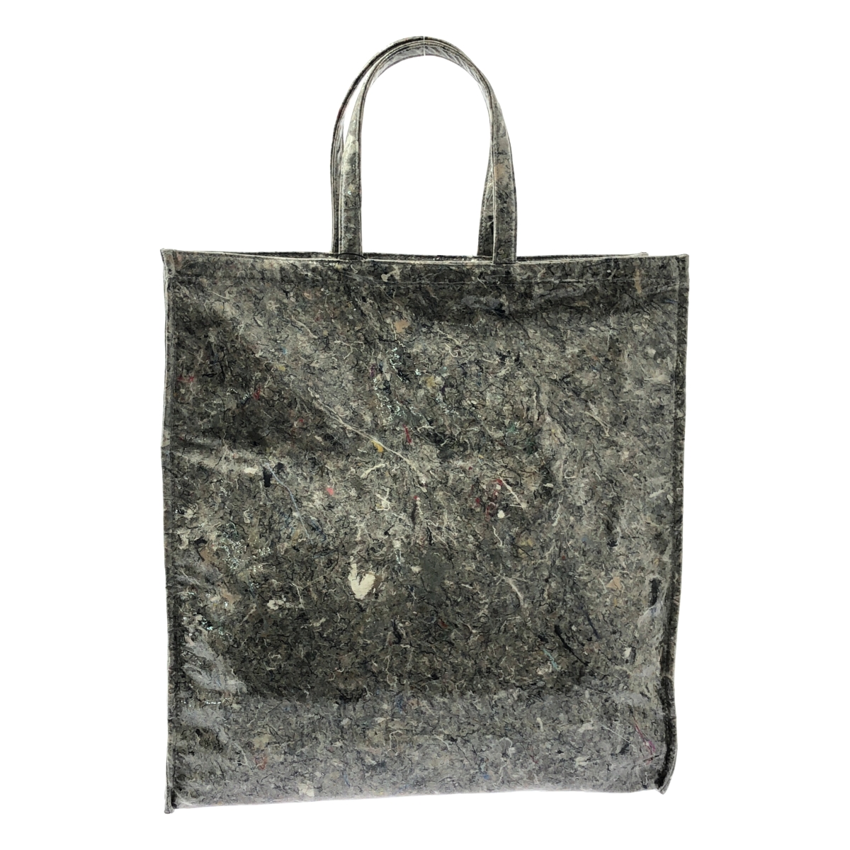 UMA WANG / ユマワン abstract print shopping bag / ビッグ トートバッグ