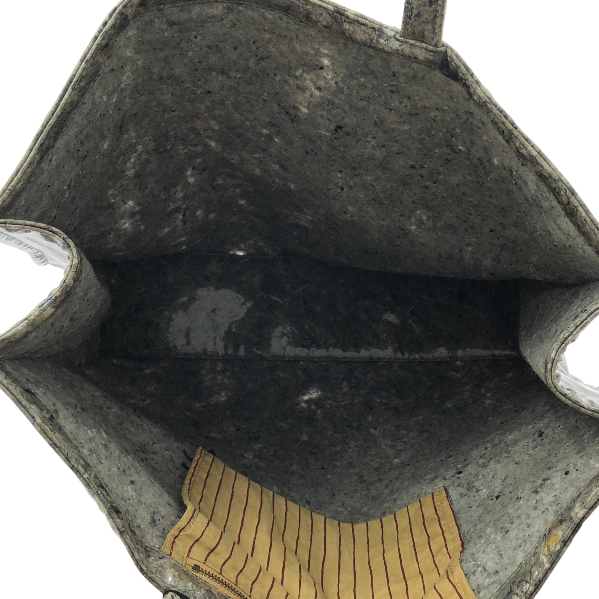 UMA WANG / ユマワン abstract print shopping bag / ビッグ トートバッグ