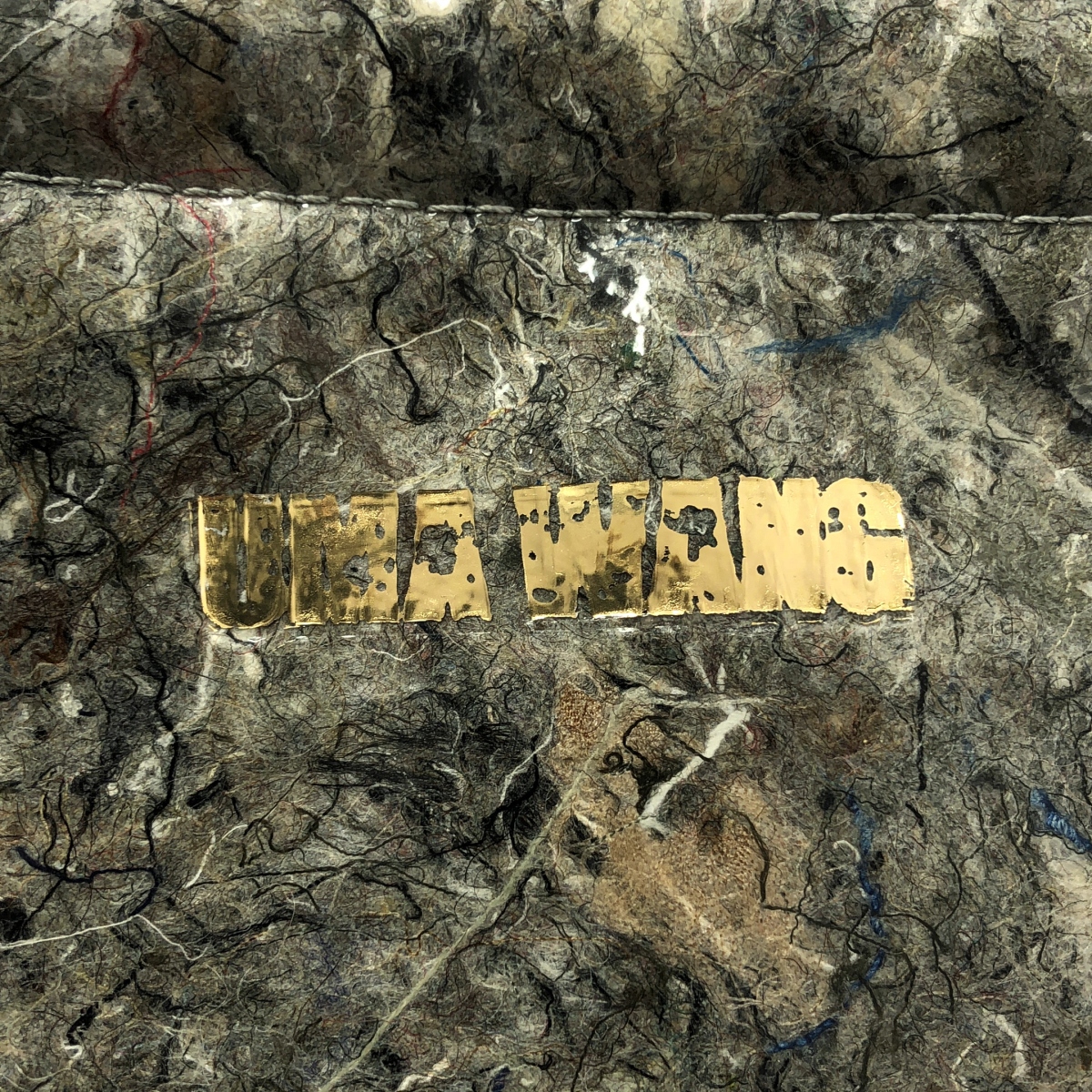 UMA WANG / ユマワン abstract print shopping bag / ビッグ トートバッグ