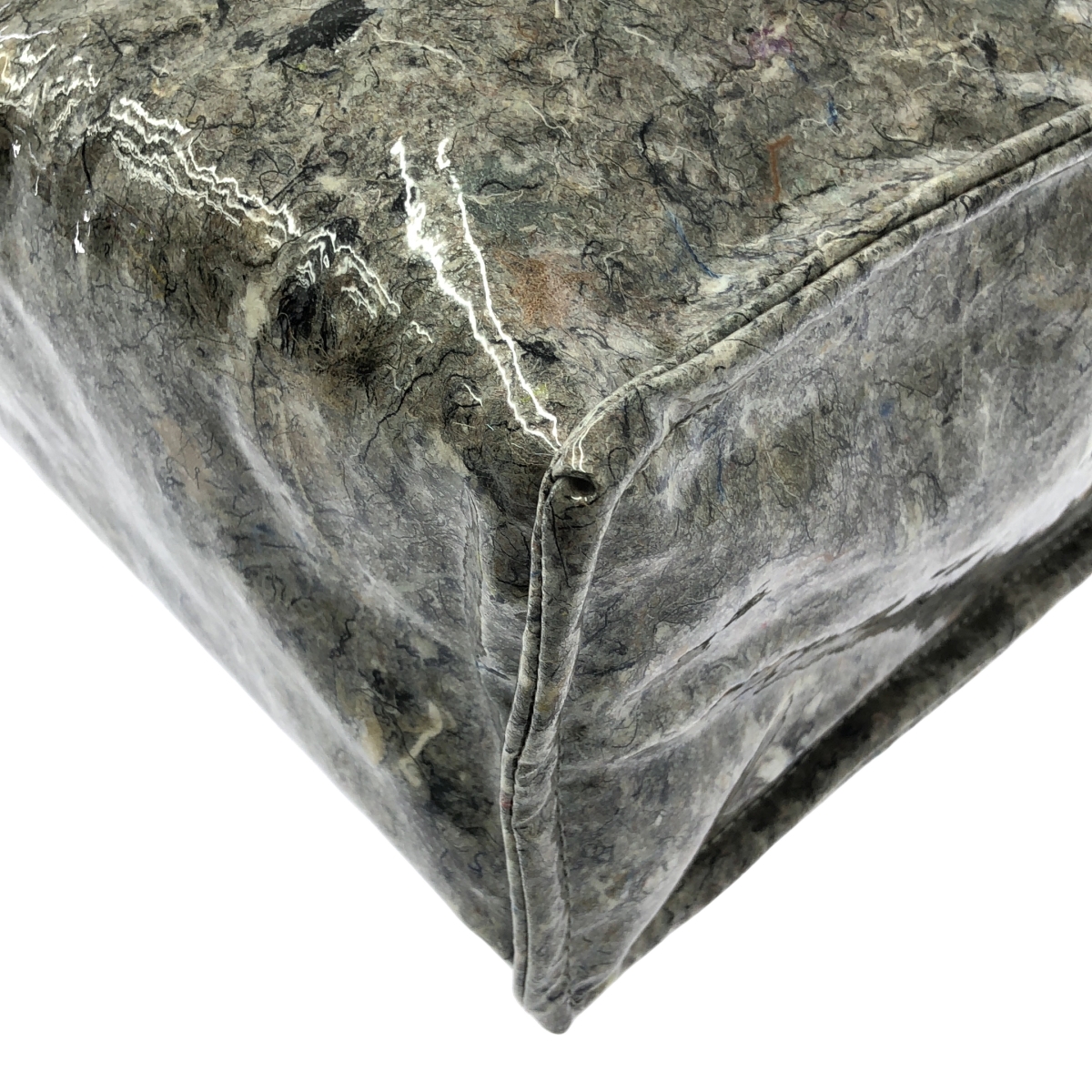 UMA WANG / ユマワン abstract print shopping bag / ビッグ トートバッグ