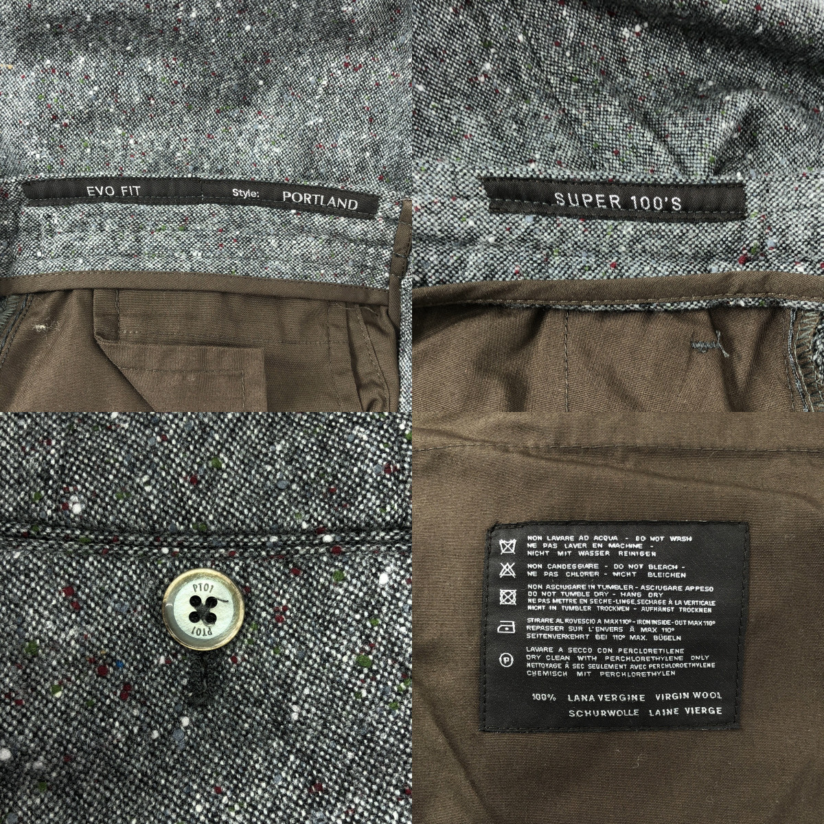 PT01 / ピーティーゼロウーノ PORTLAND super100's / ドローストリング