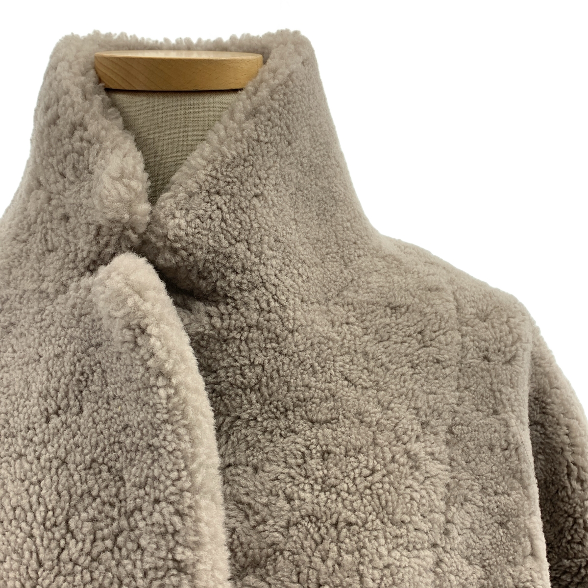 AP STUDIO / エーピーストゥディオ フレンチメリノカーリームートンコート