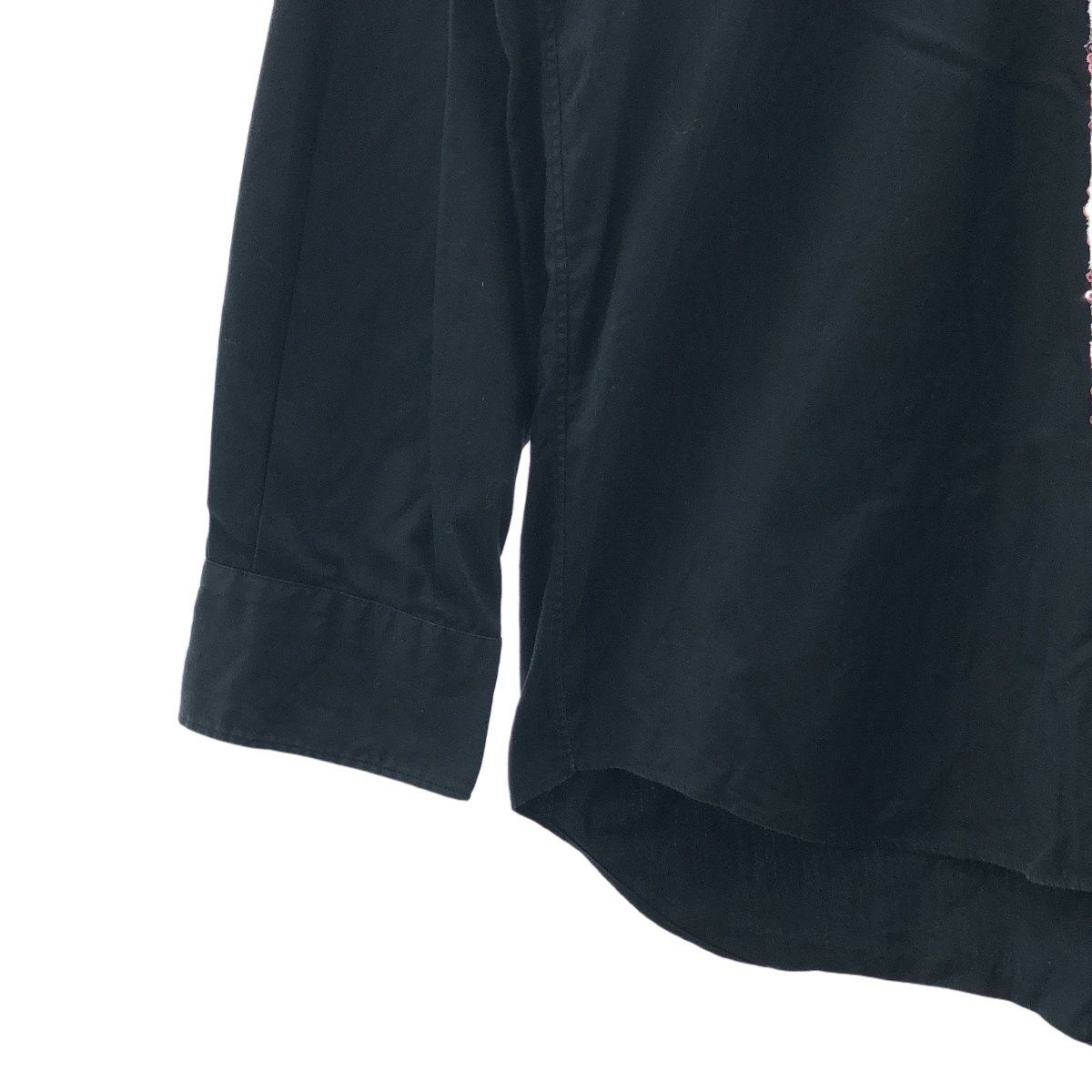 COMME des GARCONS HOMME PLUS / コムデギャルソンオムプリュス レオパード 装飾 スパンコール レギュラーカラーシャツ