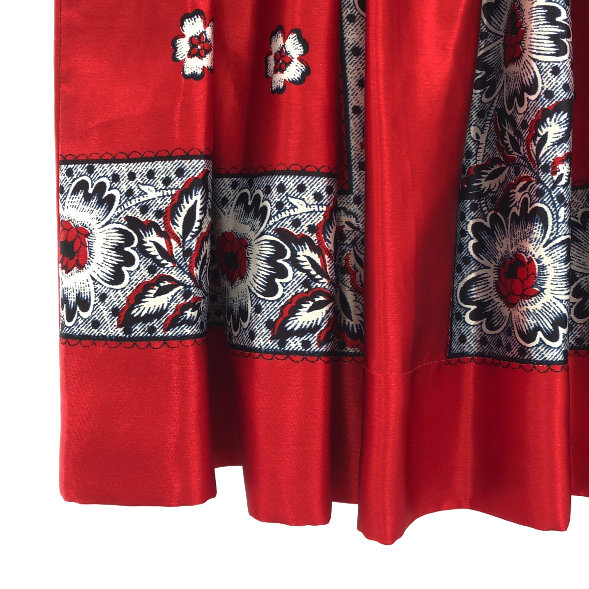 tao COMME des GARCONS / タオコムデギャルソン ペイズリー柄 ギャザー イージースカート