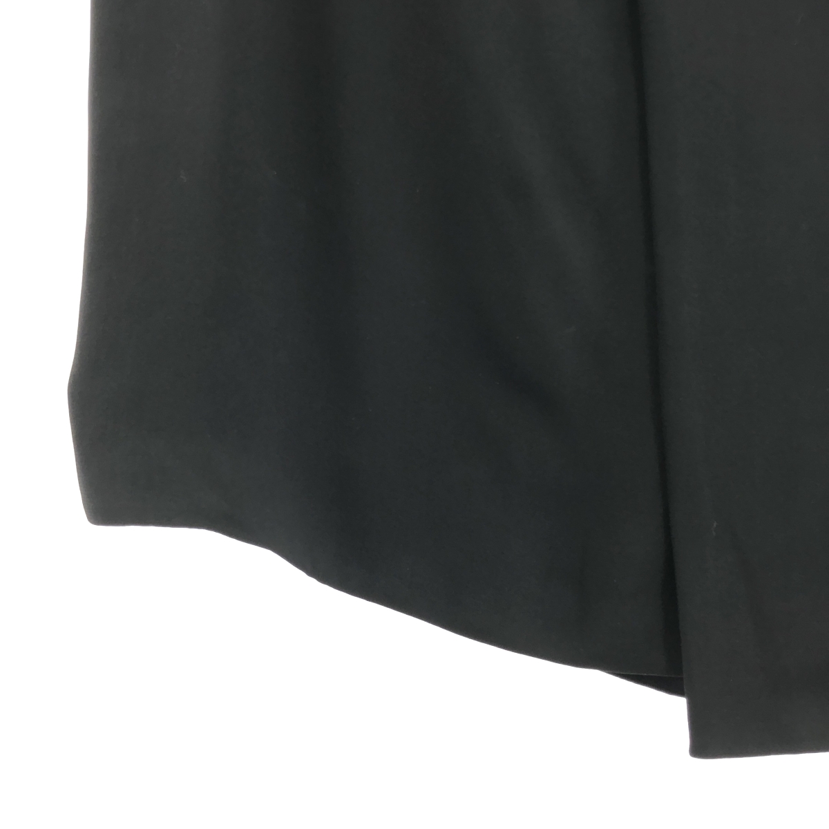 GUCCI / グッチ silk 100％ / シルク ロゴバックジップ ラップスカート / 総裏地