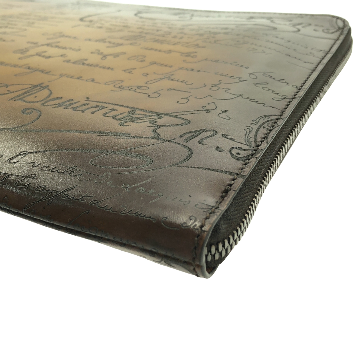 BERLUTI / ベルルッティ カリグラフィ レザー クラッチバッグ