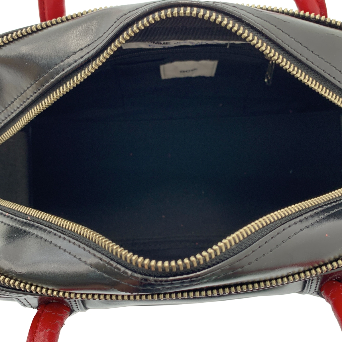 COMME des GARCONS COMME des GARCONS / コムコム バイカラー ボストン型 ハンドバッグ