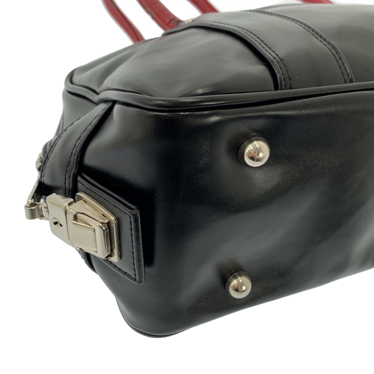 COMME des GARCONS COMME des GARCONS / コムコム バイカラー ボストン型 ハンドバッグ