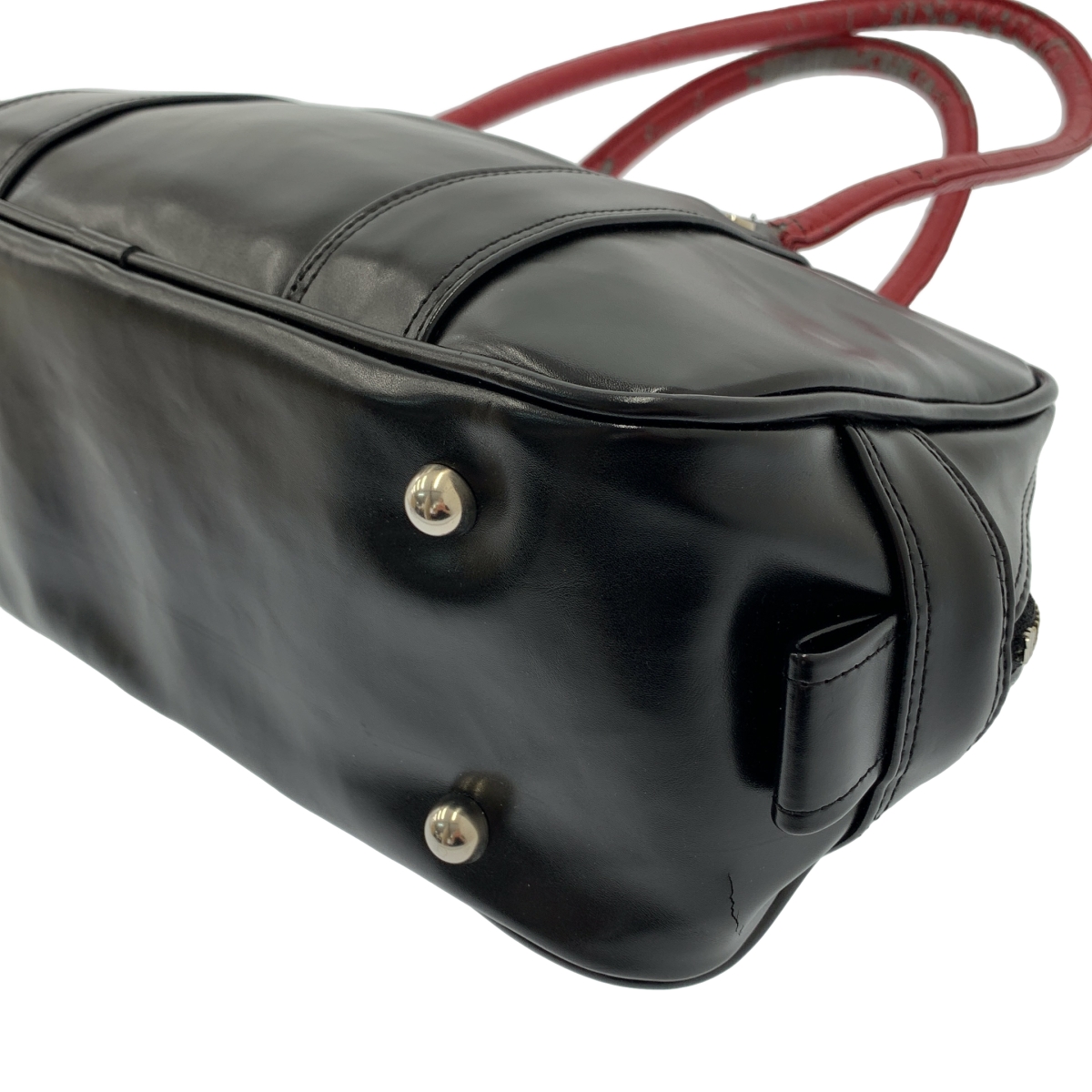 COMME des GARCONS COMME des GARCONS / コムコム バイカラー ボストン型 ハンドバッグ