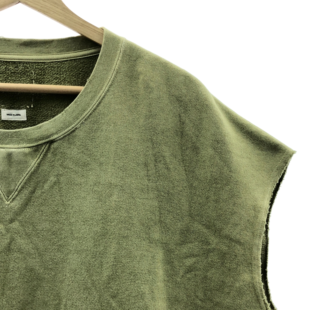 visvim / ビズビム MONDO SWEAT S/L / ダメージ加工 オーバー スウェット トレーナー ベスト