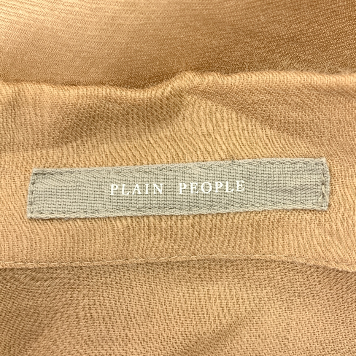 PLAIN PEOPLE / プレインピープル リネン シングルブレスト ジャケット