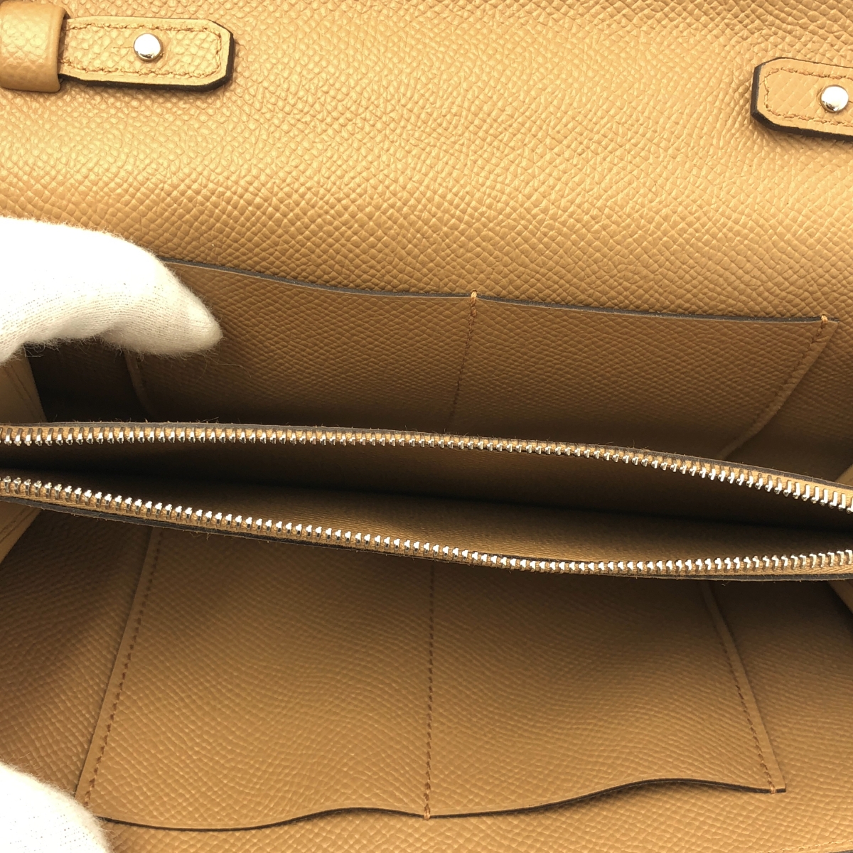 HERMES / エルメス ケリーウォレット トゥーゴー タッチ ヴォーエプソン アリゲーターマット シルバー金具 ショルダーバッグ U刻印