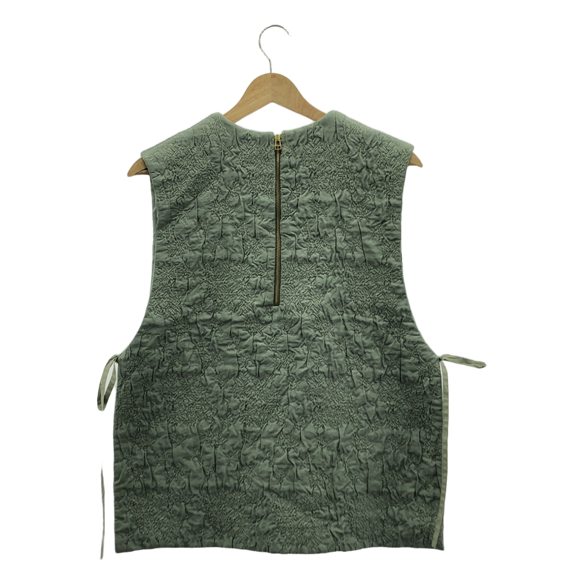 Heriter / エリテ ジャガード サイド リボン ジレ ベスト