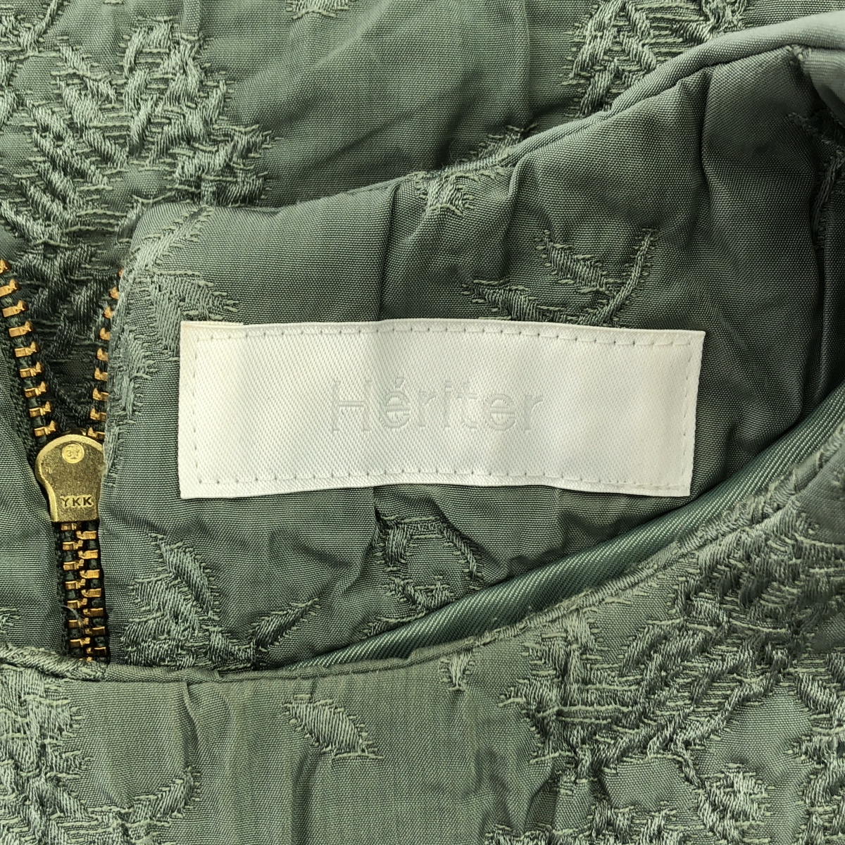 Heriter / エリテ ジャガード サイド リボン ジレ ベスト